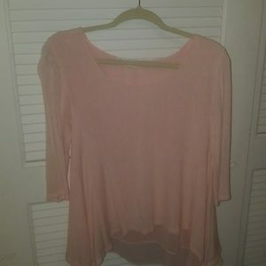 A pink medium shirt